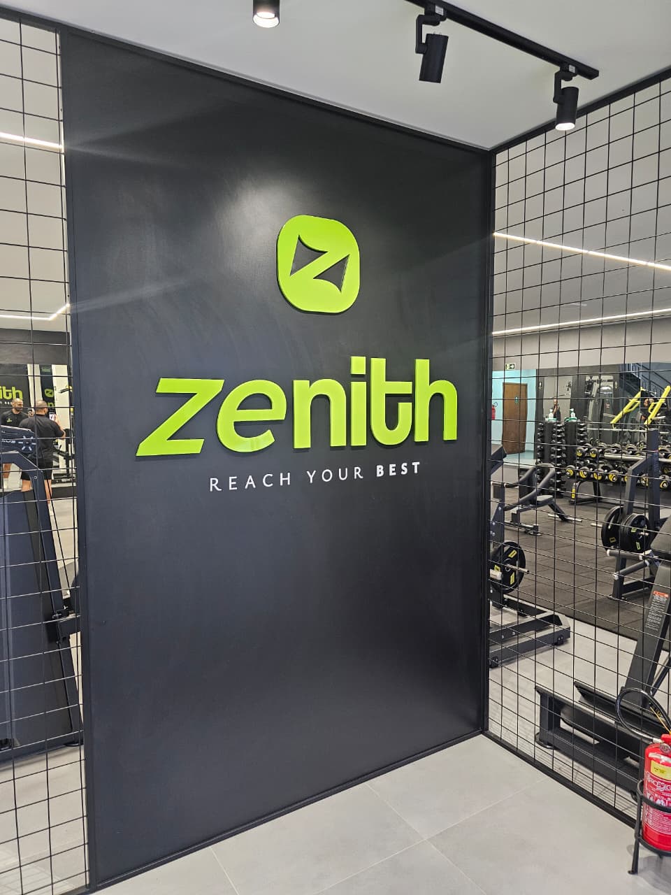 Área de musculação da Zenith